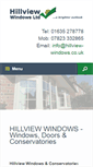 Mobile Screenshot of hillview-windows.co.uk
